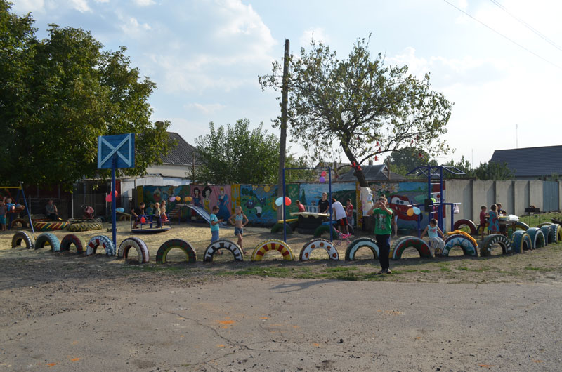 детская площадка на Ольгиевской, Раздельная