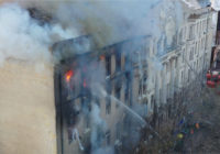 В результаті пожежі в коледжі Одеси 1 людина загинула і 27 осіб постраждали