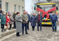 Новий шкільний автобус – учням Слобідського НВК, відео