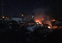 В Одесі на штрафмайданчику згоріло 20 автомобілів