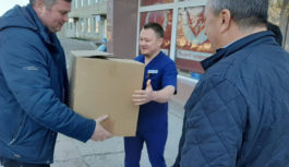Чергова роздача масок для медиків та мешканців міста Чергова роздача масок для медиків та мешканців міста
