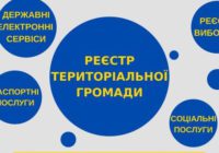 Актуалізація даних в Реєстрі територіальної громади