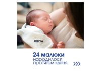 24 малюки народилося у квітні