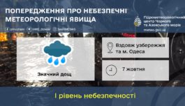 В Одесі та вздовж морського узбережжя оголосили штормове попередження В Одесі та вздовж морського узбережжя оголосили штормове попередження