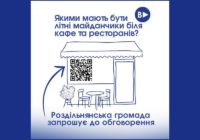 Якими мають бути літні майданчики біля кафе та ресторанів? Роздільнянська громада запрошує до обговорення Якими мають бути літні майданчики біля кафе та ресторанів? Роздільнянська громада запрошує до обговорення