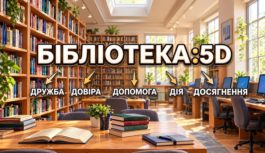 «Бібліотека 5D» у Роздільній запрошує на безоплатні заняття та заходи